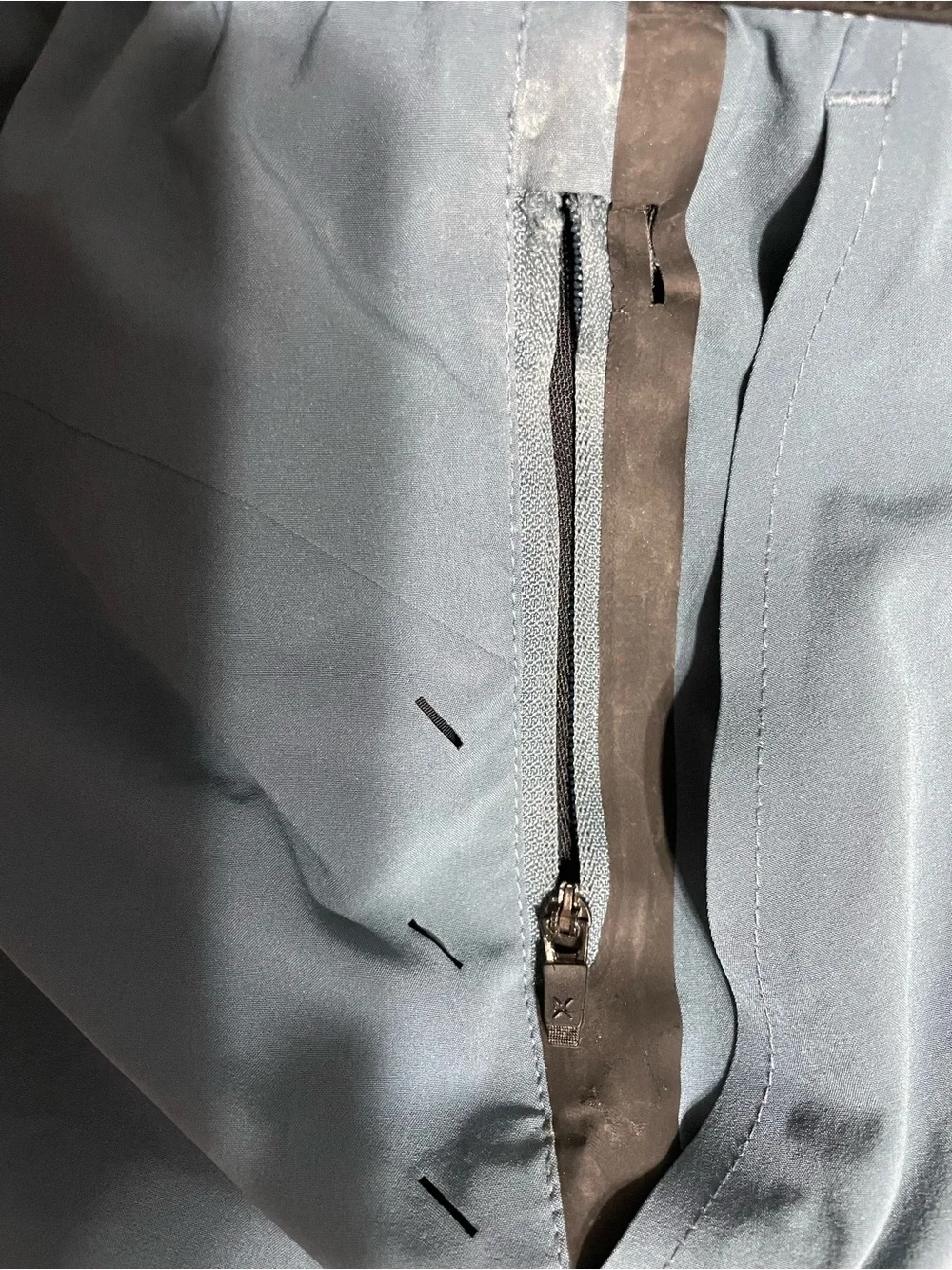 Ten Thousand Slate Blue Athletic Shorts with Black Waistband